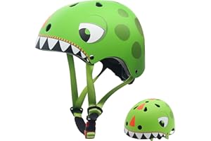 YGJT Kids Helmet for 2-8 years old Boys Girls Toddler Bike Helmets Lightweight Dinosaur Multi-Sports Helmet Safety Protection Gear for Cycling Skateboard Scooter, Kids Gifts