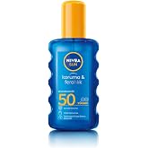 NIVEA SUN SPF50 High Protective Sun Spray 200ml, Refreshment, Sweat and Water Resistant, UVA Protection