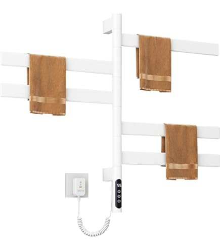 ProfiCare handdoekrek zonder boren | elektrische handdoekdroger voor