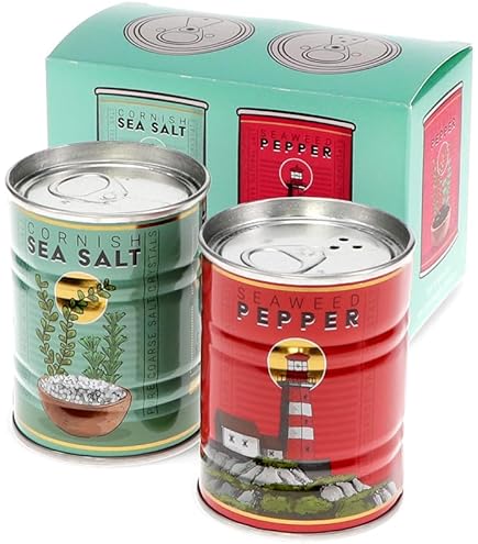 klevering Sardine Salt and pepper set - white black | Made In Design UK