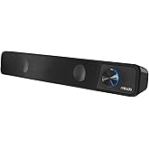 Lunatic MikAdo Series MD-69S Black 3Wx2 Led Lighted Multimedia Soundbar Speaker (No Bluetooth Support) (Product Length 40 C