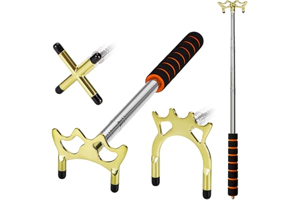 Newellsail Bâton Pont de Queue de Billard Rétractable avec 3 Pièces Tête de Pont en Laiton Amovible Accessoire Queue de Billard pour Table de Billiard, Snooker, Jeux, Compétition
