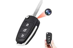 TANGMI Mini Telecamera, Microcamera Chiave Auto 1080P Portatili Mini Camera con Rilevamento del Movimento Visione Notturna