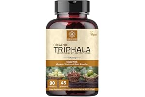 HEBHAC HERBS Triphala Capsules - Rich in Vitamin C & Antioxidants | with Goodness of Amla, Haritaki & Bibhitaki - 90 Capsules