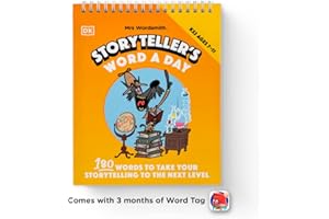Mrs Wordsmith Storyteller's Word A Day, Ages 7-11 (Key Stage 2): Boost Vocabulary and Storytelling with 180 New Words + 3 Months of Word Tag Video Game