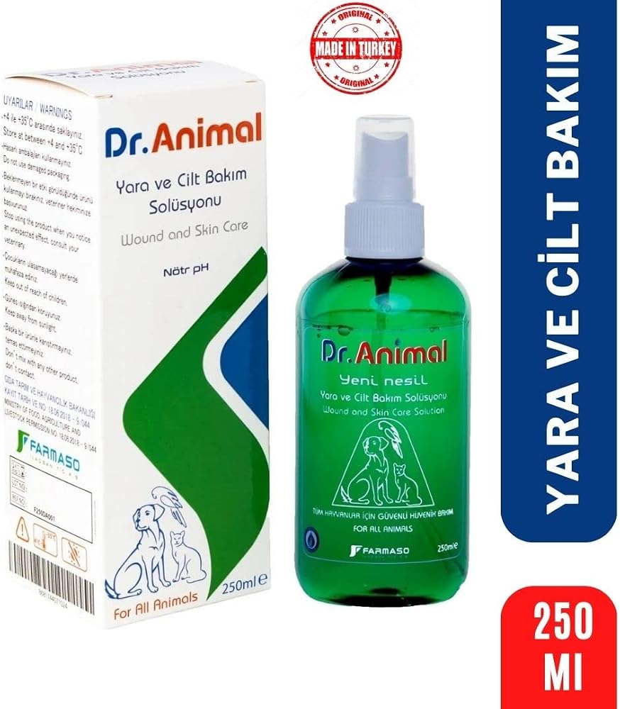 Dr. Animal Yara ve Cilt Bakım Solüsyonu 250 ml