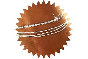 Atentuyi Stratificato Strass Cavigliera Cavigliera D'argento Bohemien Piede Catena A Piedi Nudi Spiaggia Cavigliera Gioielli Per Le Donne E Le Ragazze