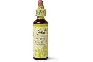 BACH FLOWER REMEDIES Bach Original Flower Remedies (White Chestnut) Live The Day, Stay Tranquil, Emotional Wellness, Natural Flower Essence, 20ml