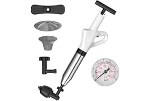 Cigrubo 7 Stk Rohrreinigungspumpe, Abflussreiniger Pumpe, Rohrpumpe, Pressluft Rohrreiniger, Abflusspumpe, Abfluss Pistole Pumpe, Toilettenpumpe, für Waschbecken, Toiletten, Badezimmer, Dusche