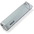 Ronson Angle soft flame gas lighter silver