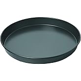 Sakoraware Non-Stick Hard Anodised Carbon Steel Teflon Coated Bakeware, Pizza Cake Pan Plate for Microwave Oven OTG,Round Bak