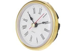 Froiny 1 Pc 65 Mm Reloj Números Romanos Redondo Reloj Plug-in Movimiento De Hierro Casa De Manualidades Accesorios