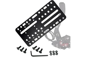 NOSXXUS Plaque de support universelle pour bureau/chaise pour frein à main USB, manette de vitesse SIM Racing compatible avec manette Logitech Driving Force, manette Thrustmaster TH8A et frein à main USB