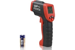 Wintact Infrared Thermometer Temperature Gun, Non-Contact Digital Surface Laser Heat Temp Gun for Kitchen Cooking Food Pizza Oven Grill Fridge