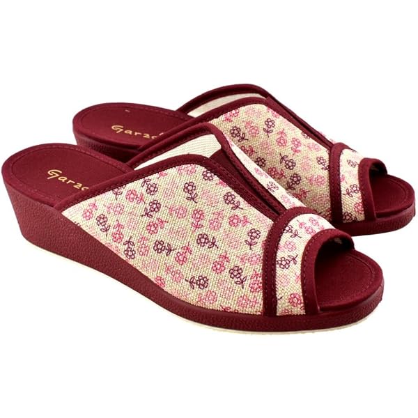 Zapatillas De Andar Por Casa Destalonadas De Lana Para Mujer - Pantuflas Cómodas Con Suela De Goma