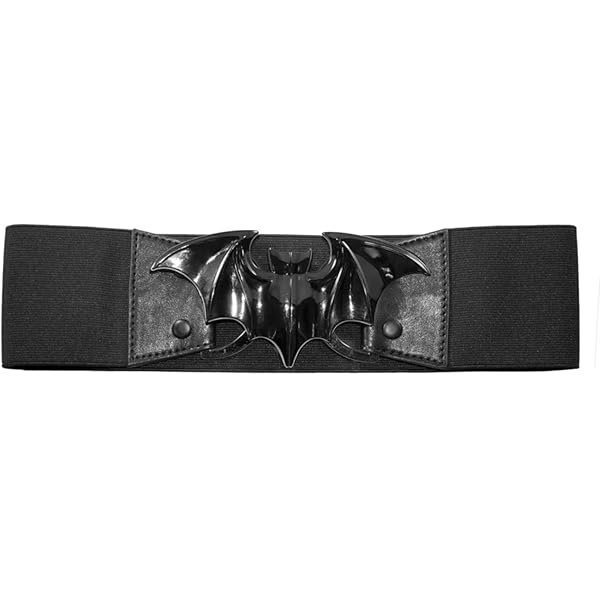 Halloween Kürbis Gürtel Damen - Gothic Taillenmieder | Elastisch 7,5 Cm Breit