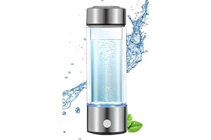 HUOCAI Hydrogen Generator Water Bottle, Real Molecular Hydrogen Rich Water Generator Ionizer Maker Machine Bottle With SPE Chamber Technology Hydrogen Water