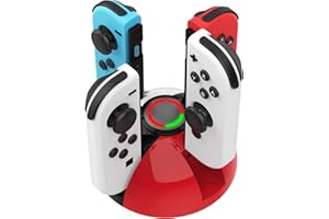 HEIYING Switch Joy-Con Ladestation für Nintendo Switch/OLED Joy-Con Controller, Controller Ladestation mit LED-Anzeige