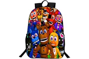 SPSMOKH Mochila Five nights at Fnaf FNAF Mochila escolar FNAF Mochila escolar para niños Mochila escolar Mochila para hombres Mochila para portátil