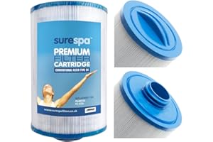 Surespa Strong Spa Hot Tub Filter - Replaces Unicel 4CH-925, Pleatco PSANT20, SC728, Darlly 42524, Magnum SR20 20 sq ft Hot Tub Filter Type 54