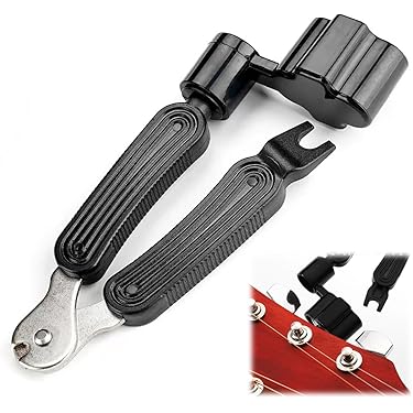 Tiracorde Per Chitarra Tiger Gac28 - Con Estrattore Pin Per Chitarre Acustiche Ed Elettriche - Foto 5