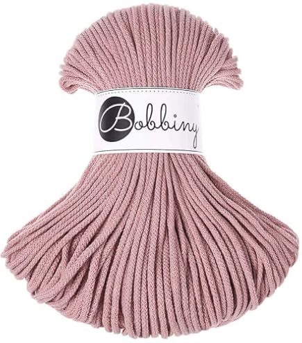 Bobbiny Jumbo 9 mm intrecciato macramè, 100 m