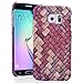 Produktbild SMART LEGEND Hardcase für Samsung Galaxy S6 Edge Hartschale Schutzhülle Handyhülle Tasche Skin Cover Schale Stoßfest Hart Schutz Ultradünn Slimcase Hardcover Handytasche Etui Protective Backcover - Lila und Grau