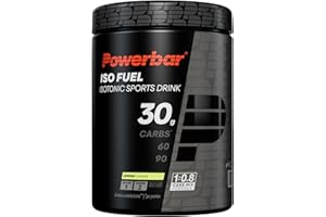 ‎POWERBAR Powerbar - Black Line - Iso Fuel 30 - Lemon - 608g - veganer, isotonischer Sports Drink