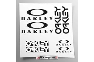 Sticker Kit Compatible with MTB Mountain Bike Frame and Helmet | Decals Sticker Decal Bike Logos | Stickersland® – Oakle (Matt Black)