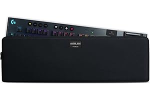 Adore June Keeb Pro Housse Compatible avec Logitech G915 Lightspeed, Sac en Tissu Pratique pour emporter Votre Clavier, Noir