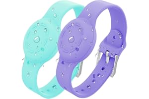 ONEONTA Airtag Bracelet for Kids, Airtag Wristband Kids with Adjustable airtag band,Waterproof silicone Airtag holder, Airtag Bracelet Compatible Apple air tag for toddlers kids adults