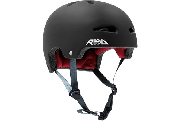 REKD Ultralite in-Mold Casque entièrement certifié avec Rembourrage réglable, pour Tous Les Sports d'action