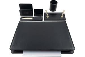 NIJI ITALIANA - SERVIZIO SCRITTOIO ART.121 NERO IN SIMILPELL