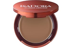 ‎ISADORA IsaDora The Cream Bronzer – Bronzing schminke für einen sonnengeküssten Teint, ideal zum Hinzufügen von Wärme und Konturen – veganes Make-up, tierversuchsfrei, parfümfrei (50 Medium)