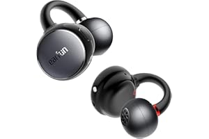 EarFun Clip Open Ear Headphones, Clip on Earphones Wireless Bluetooth 6.0 Headphones, Adaptive Comfort with Secure Fit, LDAC, 2 Mics AI ENC Call, Hi-Res Audio, 40H Playtime, IP55