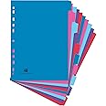 Oxford Campus A4 Size, 10 Part Dividers, Multi-Coloured, Set of 1, Assorted