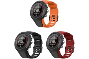 Songsier Bracelet Compatible avec Suunto Ambit 3/1/2/2S/2R/3 Sport/3 Run/3 Peak, Bracelet en TPU