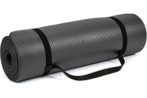 M7 Packaging Yoga Mat, 12mm Extra Thick Exercise Mat 183cm x 60cm Multi-Purpose for Men, Women, Non-Slip Yoga Mat, Ideal for Pilates, Planks, Stretching, Ideal for Home Gym