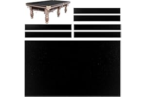 FUYAO Pool Table cloth Felt Replacement Kit,7ft/8ft/9ft/11ft Indoor Sports Game Durable Billiard Tabel Cloth Cover with 6 Bottom Cloth for A Variety Of Games Snooker