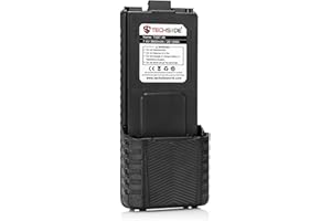 TechSide TSBT-38 Batteria maggiorata 3800mAh compatibile con TechSide TI-F8+ TS-T9+ UV-5R