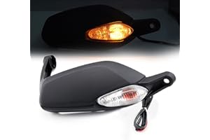 VERDDE Protezione Mano Con Luce Per DUCATI Hypermotard 820 Hyperstrada 821 2013 2014 2015 Protezione Manubrio Paramani Laterale Moto (Color : Right brake side)