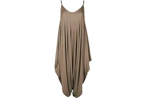 Colop Ladies Cami Lagenlook Romper Baggy Harem Playsuit Women Jumpsuit Dress Plus Size