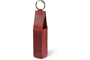 ‎LONDO Londo Genuine Leather Wine Bottle Holder and Carrier, Wine Bottle Safe, Wine Bottle Safe, Genuine Leather Gift Box for Standard Wine Bottles