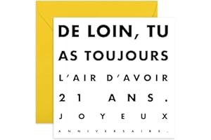 Central 23 - Carte d'anniversaire hilarante pour un ami - Cartes d'anniversaire malicieuses pour maman et papa - 30 ans, 40 ans, 50 ans - Carte humoristique avec autocollants.