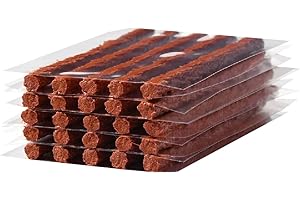 BEYEQCEZ 15 Pezzi Strisce Riparazione Pneumatici Tubeless, 6 X 100mm, per Riparazione Gomme Tubeless Auto Moto Bici Carriola, Striscia di Riparazione di Pneumatici Tubeless Foratura Stringhe Kit