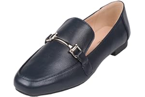 Feversole Women's Fashion Trim Deco Loafer Slippers,Pantoufles Trim Deco pour Femmes à la Mode