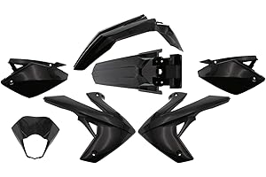 MOTOFLOW Kit di rivestimento (nero) adatto per Rieju MRT 50 (dal 2008 al 2017) AMZ-50083X-BK.v168