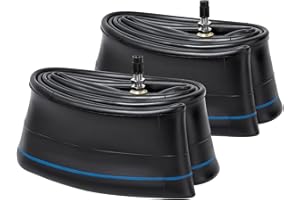 PAOWIN 2-PCS 2,75/3,00-21 (80/100-21) Chambres à air de Moto Premium Chambres à air 21 Pouces intérieurs de Rechange Lourds, compatibles 2,75-12 3,00-21 Moto Mini- Dirt Pit Bike pneus Avant et arrière | TR4