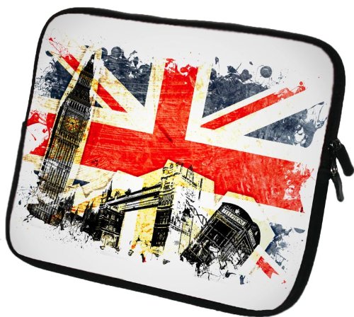 6" eReader Schutzhülle bzw. Tasche aus Neopren / stoßfest & wasserabweisend. Idealer Schutz für ihr eBook-Reder (6Zoll)und perfekte Ergänzung zu Bumper / Cover und Co. Design: 113
