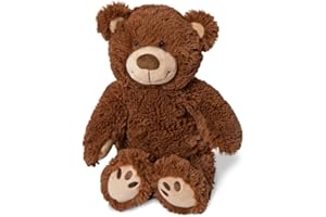 Grünspecht 324-V2 Coussin chauffant en forme d'ourson pour papa et graines de colza Marron